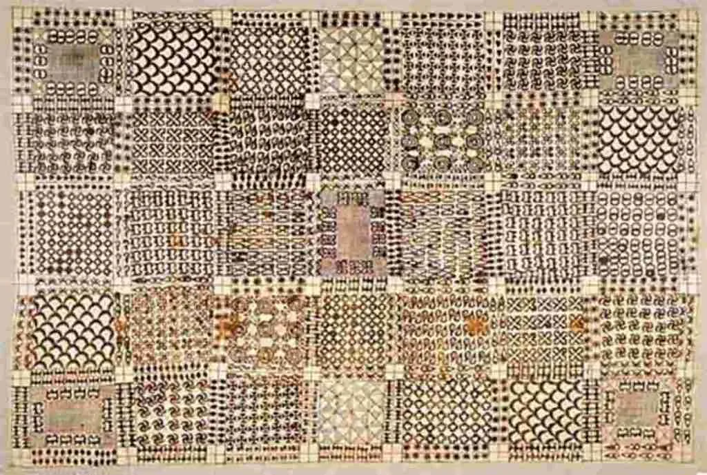 Adrinka del siglo XVIII depositado en el Smithsonian